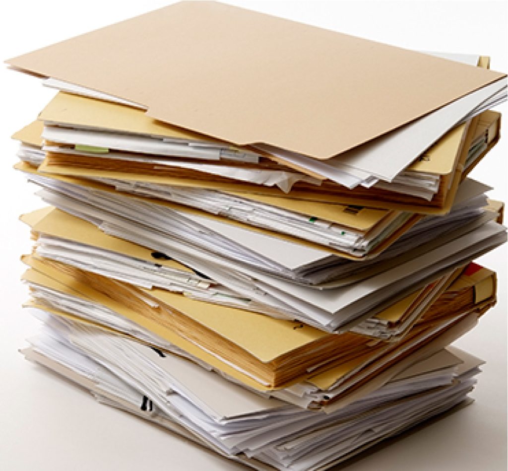 Stack of documents