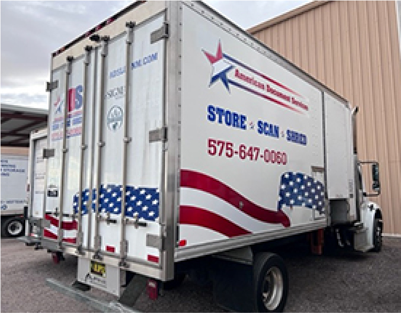 American Document Services shred truck