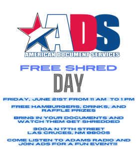 Free Shred Day June 21