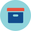 Document storage box icon