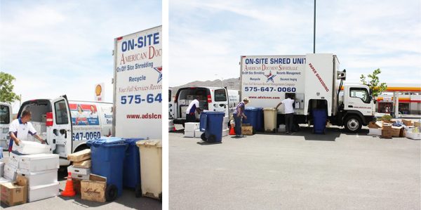 An American Document Services shred event